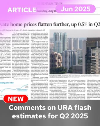 Comments on URA flash estimates for Q2 2025
